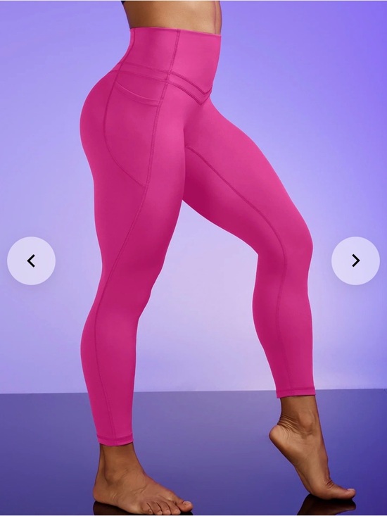 IUGA Pants - IUGA High-Waist Power tight pink/fushiaActive Leggings - M